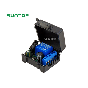 1 canal, 5V, 12V, 24V, código de aprendizaje inalámbrico, interruptor de relé de Control remoto, transmisor y receptor, módulo RF de 433MHz - Product Image 1