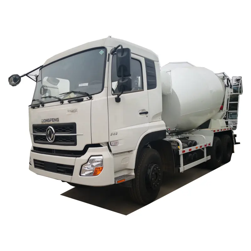 Dongfeng 6*4 çimento mikser kamyonu çin Dongfeng 10 kare beton harç kamyonu çimento mikser kamyonu en uygun fiyat