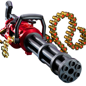 Gatling yumuşak kurşun tabanca modeli manuel/otomatik sürekli ateşleme EVA mermi atma Boy plastik elektrik rekabetçi - Product Image 1