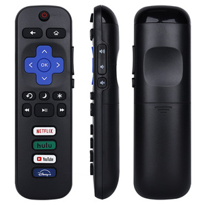 ABS-Kunststoff fernbedienung für Roku TV Smart Wireless RF-Silizium tastatur Feste rollende Lerncode ROHS-zertifizierte Garantie