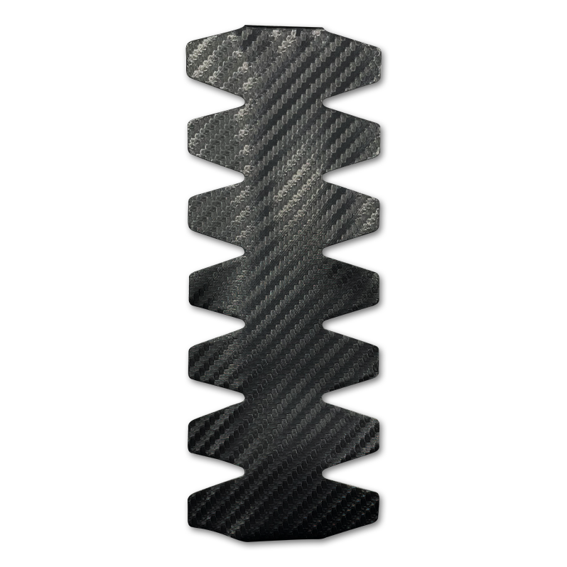 Motif 3k Surface lisse Dent de scie noir