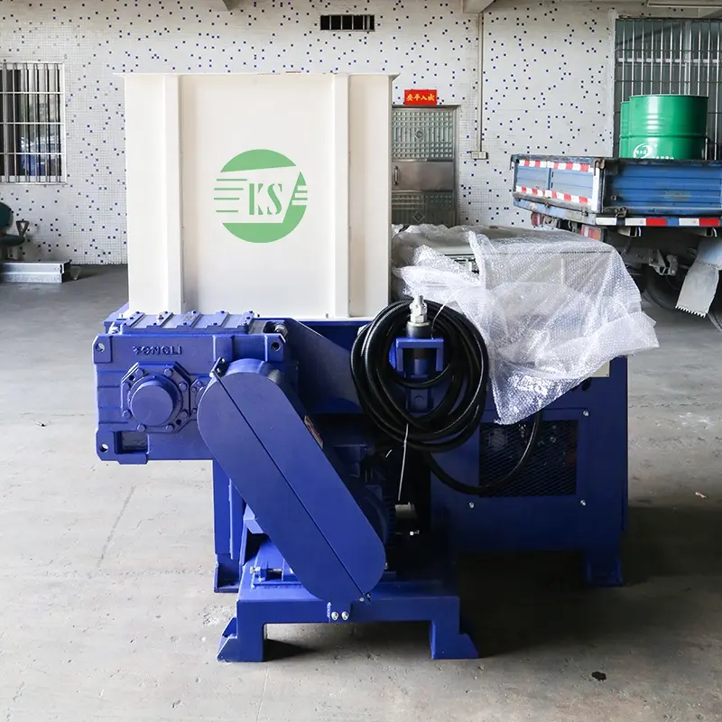 Keshang PE PP PVC PET Waste Plastic Crusher Machine preços Plastic Shredder Machine Esmagamento plástico industrial