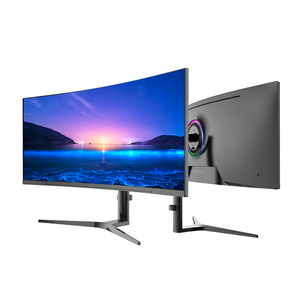 Monitor de ordenador ultra ancho de 24 pulgadas y 27 pulgadas, monitor curvo de 34 pulgadas, 4 K, 144, pantalla de ordenador de escritorio, monitores Lcd para juegos