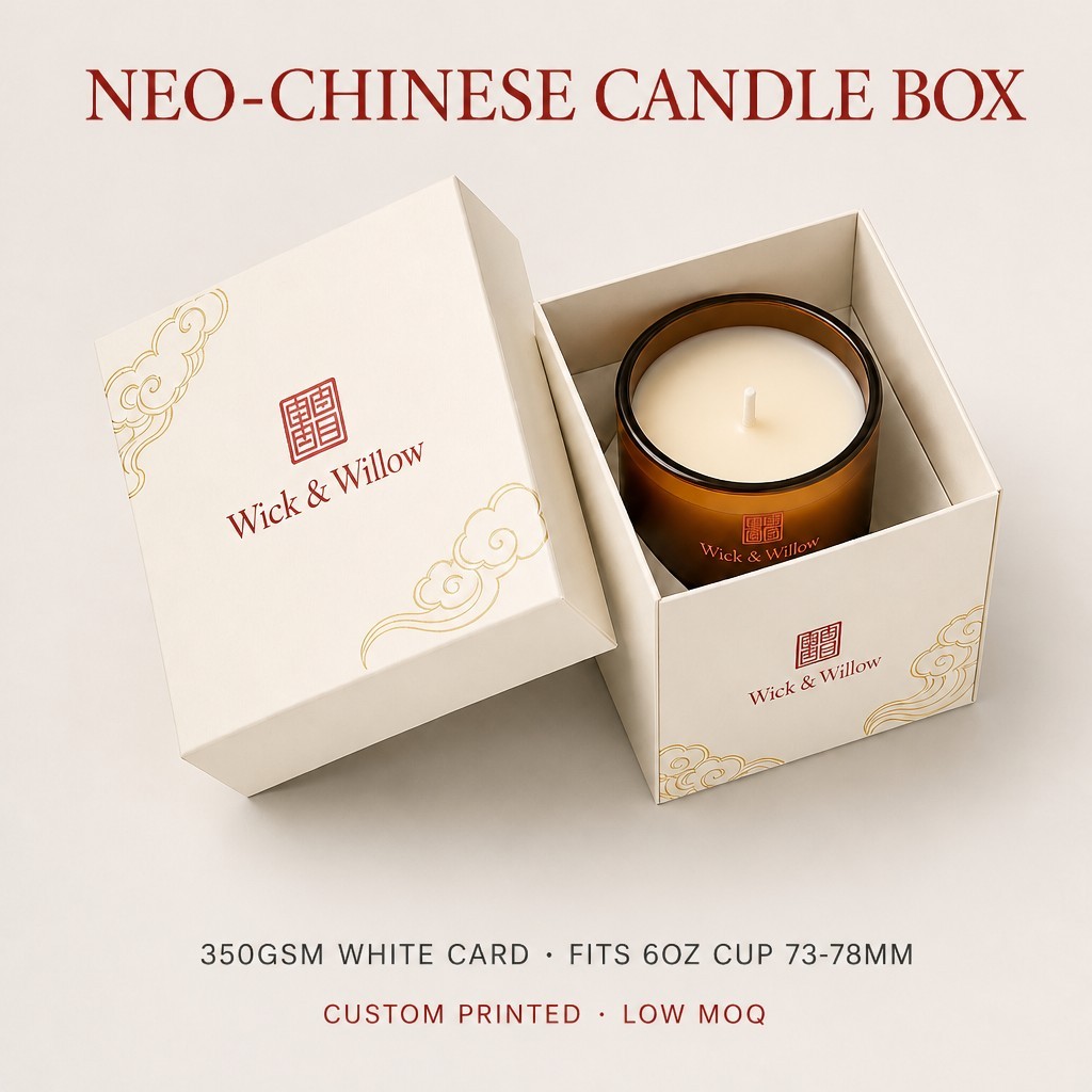 Boîte à bougies néo-chinoise
