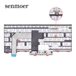 Teclado para Lenovo Thinkpad T470 T480 A475 A485 EE. UU. Sin retroiluminación con punto - Product Image 4