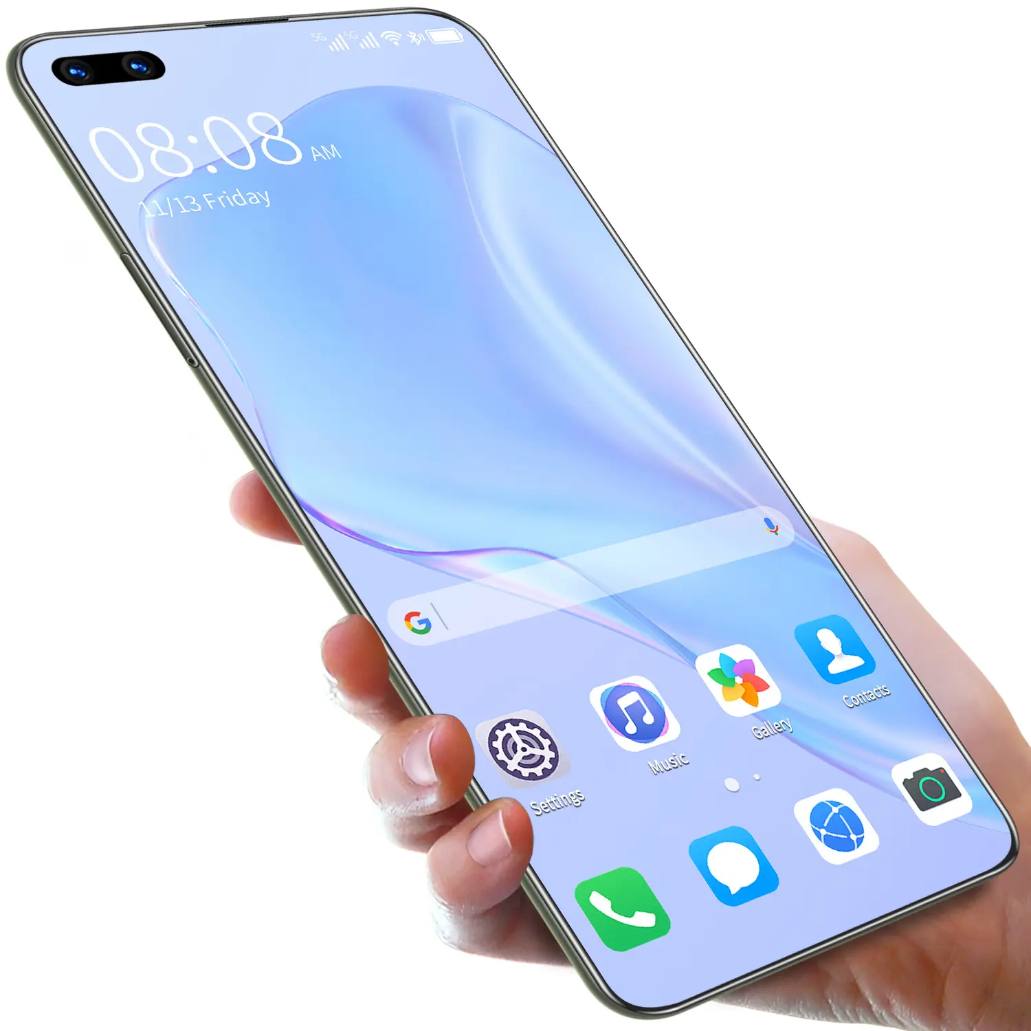 Livraison gratuite Android Smart Phone 7.3 pouces 8GB + 128GB Téléphones mobiles personnalisés Mate 40 Pro Smartphone