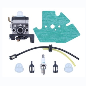 ホンダGX25GX35 <span class=keywords><strong>GX</strong></span> 25 35 HHT35 HHT35SFG110トリマーモアエンジン用キャブレターキャブレターガスケットスパークプラグ燃料ラインホースキット