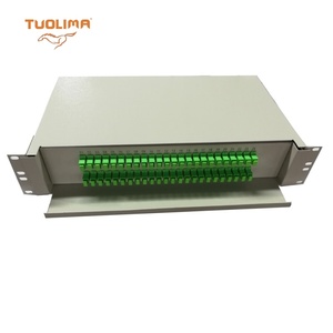 FTTH SC/FC/ST/LC 12~144FO Fiber Optic Terminal Box Optical Fiber <strong>Panel</strong> Drawer 24 Cores <strong>Patch</strong> <strong>Panel</strong> ODF for CATV <strong>Networks</strong>