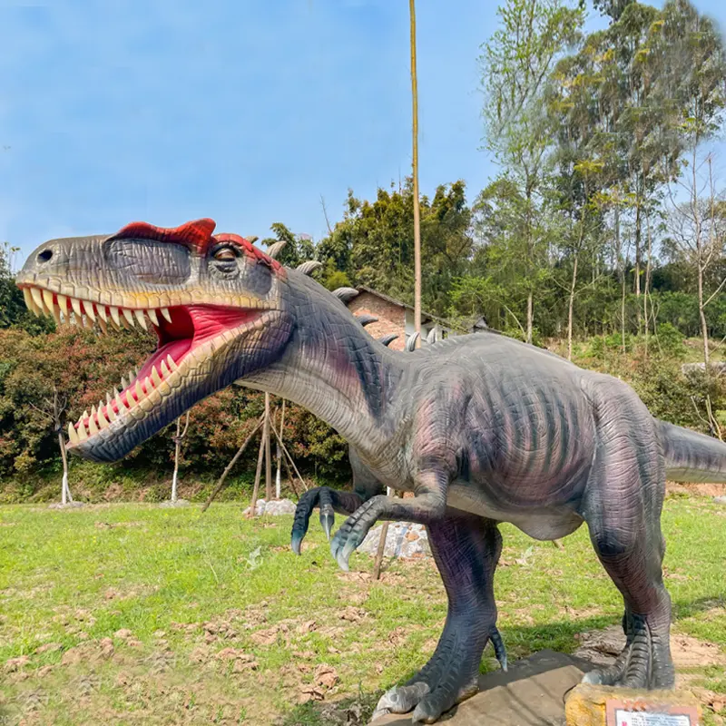 Jingujin nuovo dinosauro animatronic jurassic park animatronic dinosauro meccanico per il centro commerciale