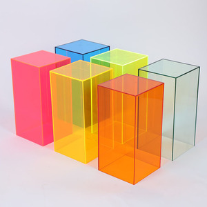 定制彩色亚克力板材亚克力展示盒亚克力储物盒出售 - Product Image 6