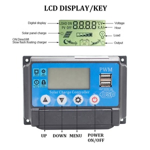 30A 12V 24V DC LCD solare regolatore di carica solare auto regolatore di carica solare pwm solare off grid controller pannello solare - Product Image 4