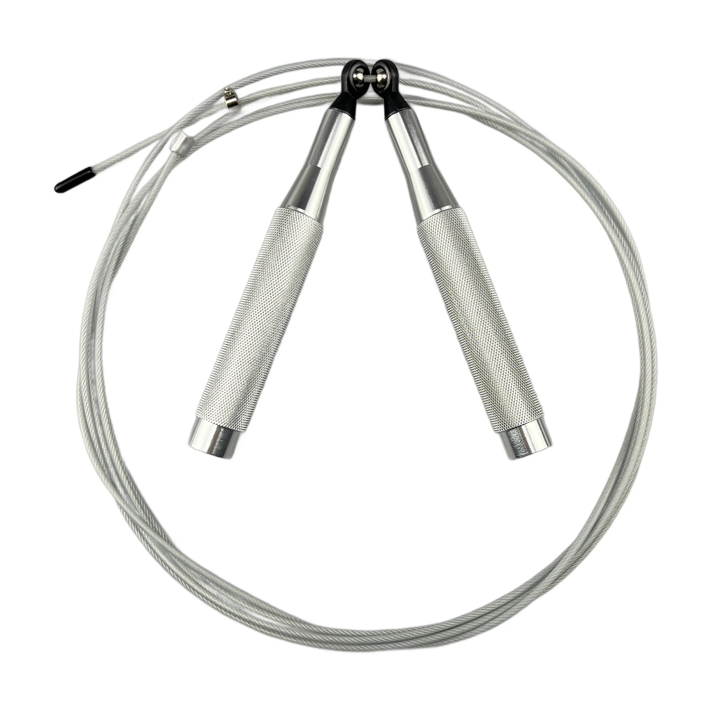 Tali Skipping pegangan aluminium, tali lompat kecepatan tinggi, pegangan aluminium profesional untuk Fitness tali Skipping