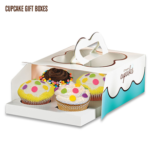 Mini scatole per torte personalizzate all'ingrosso 12X12X6 per torte a più livelli