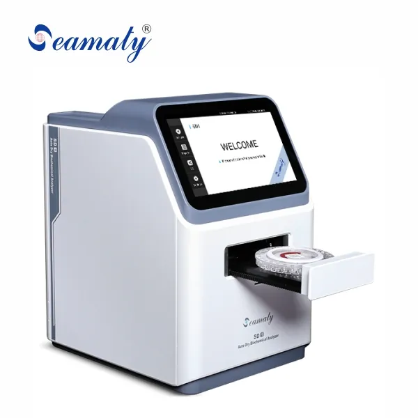 Analizzatore biochimico secco della macchina per analisi del sangue POCT SD1 analizzatore chimico dell'elettrolito del Gas sanguigno clinico completamente automatico