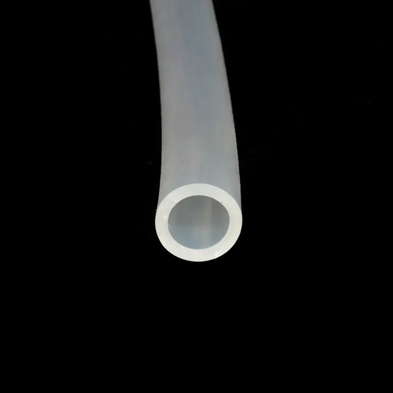 Tubo in silicone trasparente resistente al calore ad alta temperatura 10*7