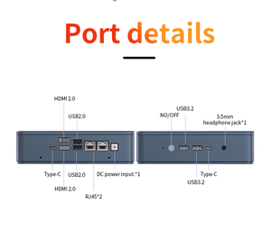 Mini <strong>Host</strong> with 7Inch Foldable Touch Screen 6900HX High Performance Multiple Scenarios Engineering Design Gaming Modeling - Product Image 5