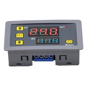 AC 110V 220V 12V relè temporizzato digitale doppio Display a LED interruttore di controllo Timer ciclo relè temporizzatore regolabile interruttore di ritardo - Product Image 4