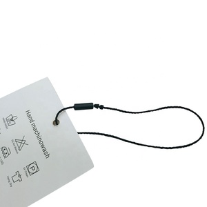 Cordón de nailon personalizado, accesorios de cuerda, cadena de bloqueo para colgar, Etiquetas tejidas para ropa
