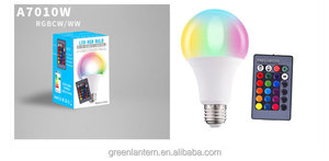 3W 5W 10W 15W E27 LED ışık ampul RGB LED RGBW ampul uzaktan kumanda ile - Product Image 6