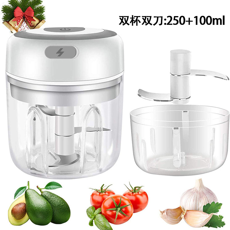 Couteau blanc trois pièces 250 ml + 100 ml