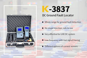Localizador simple de fallas a tierra de CC para la detección de fallas a tierra para rastrear la señal con fuga de corriente en la subestación eléctrica - Product Image 2