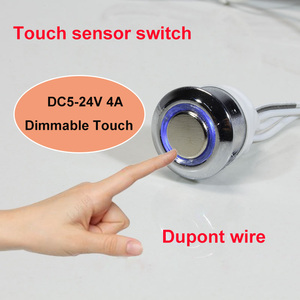Venta directa de fábrica, detector de movimiento de barrido PIR de 3A, módulo de sensor táctil LED con control de atenuación, sensor de gabinete táctil - Product Image 4