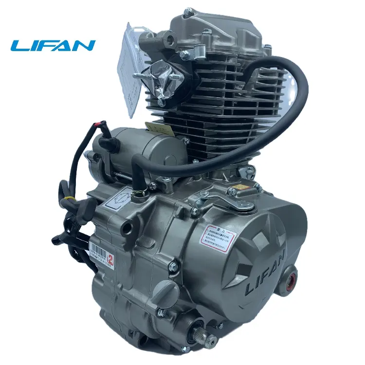 Двигатель lifan с воздушным охлаждением для мотоцикла трехколесный грузовой трехколесный мотоцикл 125cc 150cc 200cc 250cc серебристый цилиндр цвета CCC для honda