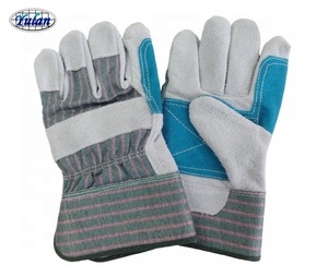 Yulan LC301 Rigger 牛分裂皮革加强棕榈手套双棕榈 - Product Image 2