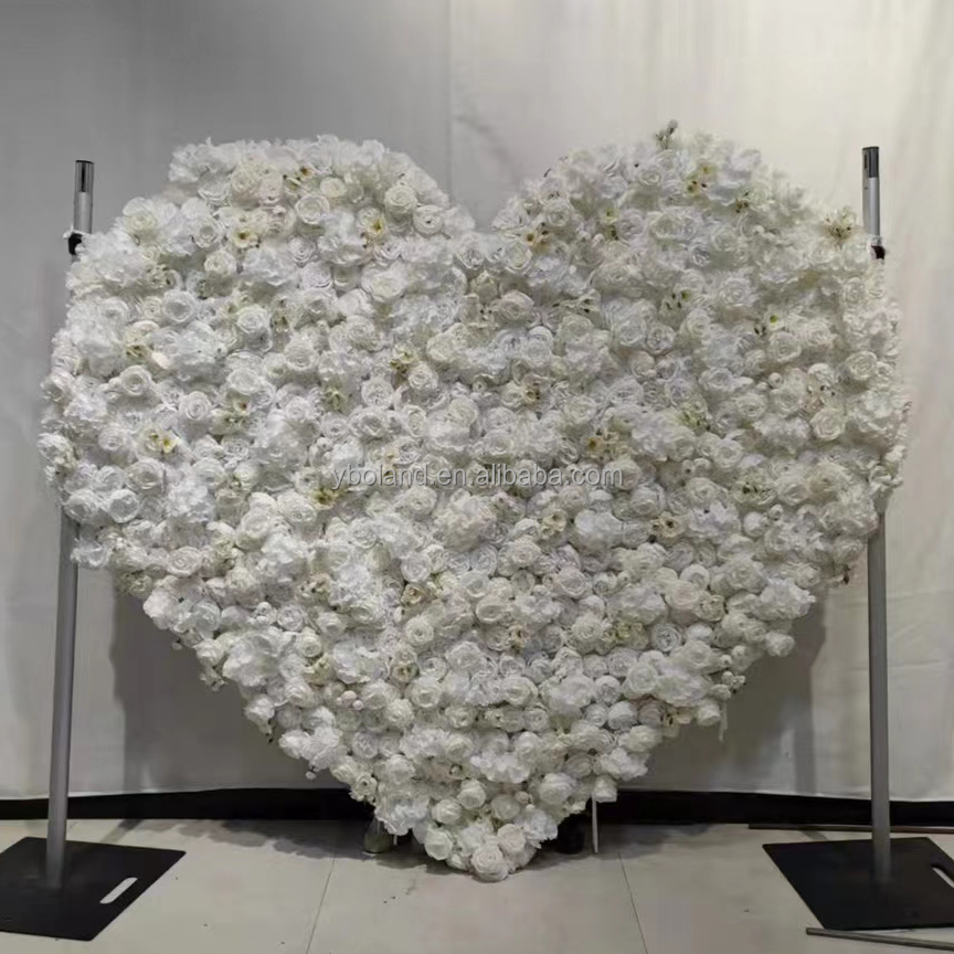 Mur de fleurs blanches 09
