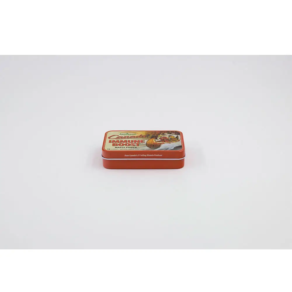 高品質のカスタムプリント長方形食品グレード子供安全な旅行茶缶チョコレートキャンディーブリキの箱金属包装