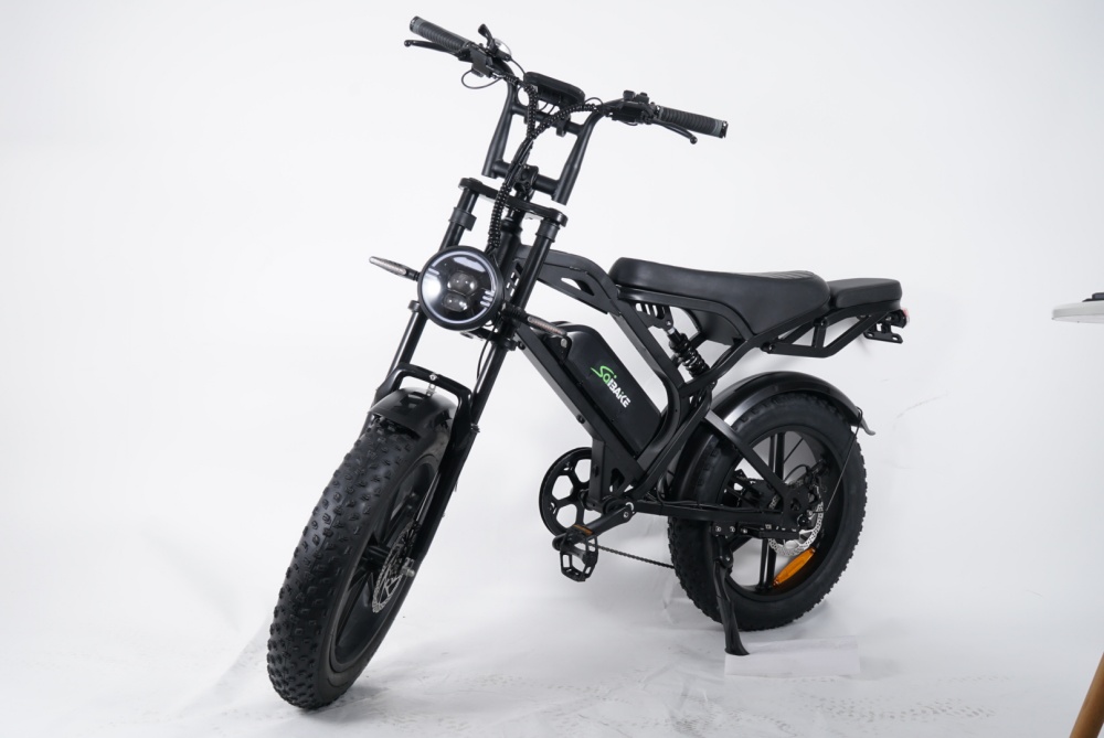 Vélo électrique V60 noir, Fat Bike