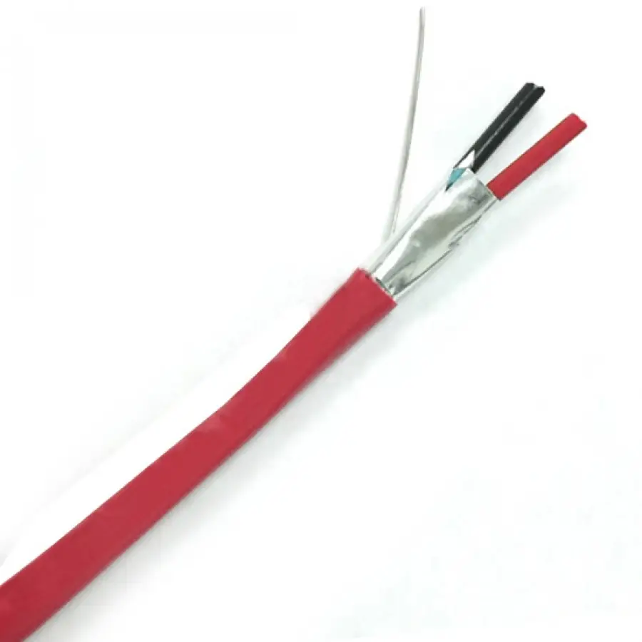 2 core 10 núcleo de cobre flexible conductor apantallado 1,5mm 2,5mm 4mm alarma de fuego cable de alambre