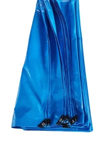 140G Vải Nhựa Màu Xanh Kích Thước Tùy Chỉnh Đảm Bảo Bảo Vệ Tối Ưu Sản Phẩm Nóng Tarpaulin Cuộn Để Bao Gồm Các Công Cụ Nội Thất - Product Image 5