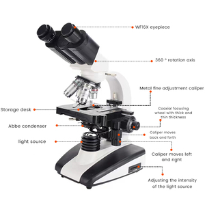体视显微镜40X学生双目显微镜LED光源实验室生物显微镜 - Product Image 2