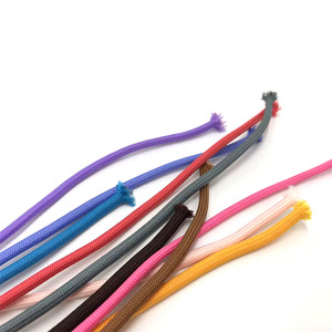 Cordón de macramé, cuerda compuesta de poliéster hilado de aspecto similar, 8mm, 10mm, estampado personalizado, Sudadera con capucha, cuerda, cordón redondo personalizado trenzado - Product Image 5