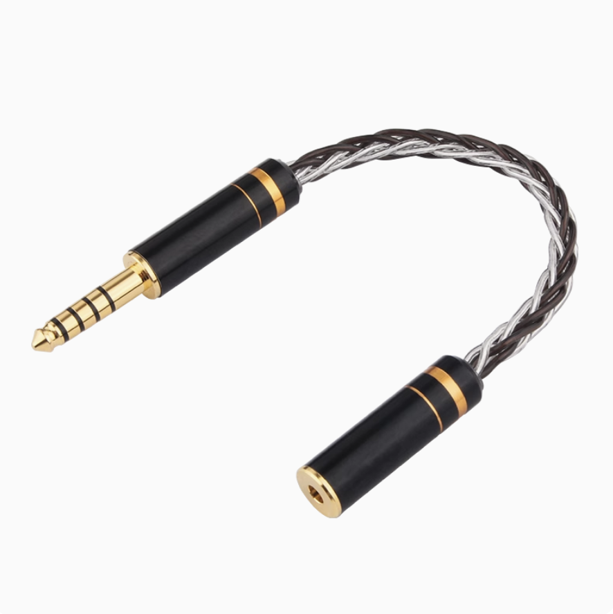 4,4 mm TRRRS mâle vers 2,5 mm femelle