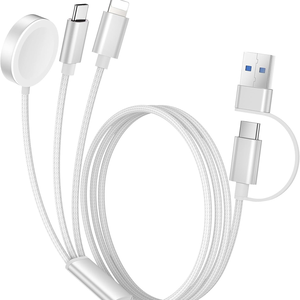 Taşınabilir seyahat şartları 3 2 USB C Apple için kablo saat şarj cihazı/iPhone şarj cihazı/ışık ning çok şarj kablosu - Product Image 1