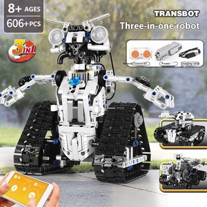 Molde King15046 aplicación eléctrica Robot de Control remoto 3 en 1 bloques de construcción educativos compatibles con Legos juguetes ensamblados - Product Image 5