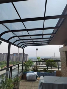 Phổ biến 3mm màu xám cong tấm hun khói Polycarbonate lợp rắn 10mm tấm mặt trời & PC tấm dập nổi - Product Image 6