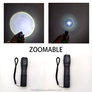 Mundo promocional Brilhante Flash luz Poderosa Alta Potência Led tocha Tático Impermeável T6 Lanternas & Tochas