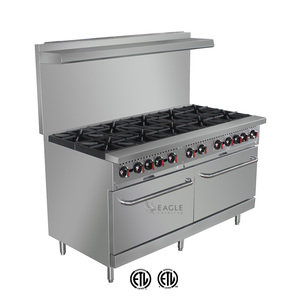 Eagle <strong>24</strong>&quot; Commercial <strong>Gas</strong> Range Cooker American Type 4 Burners with Standard <strong>Oven</strong> ETL Approved Kitchen Machines - Product Image 3