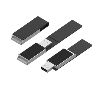 促销记忆棒驱动器USB 2.0 USB 3.0闪存驱动器8gb 16gb UL62金属发光二极管带皮套 - Product Image 1