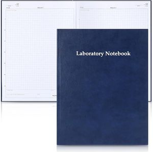Laboratorio Notebook laboratorio quadruplo scienza libro di laboratorio con pagine a griglia numerate pagine e sommario per la chimica - Product Image 5
