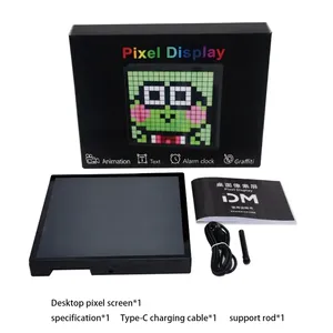 Display a LED Pixel luce notturna intelligente controllo APP schermo programmabile animazione testo fatto da te cornice di luce notturna regalo decorazione per la casa - Product Image 6