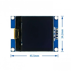 NEU 1,5 Zoll 1,5 "128x128 OLED Shield Screen Modul SH1107 Treiber IIC 4 Pins Weiß für STM32 für Arduino
