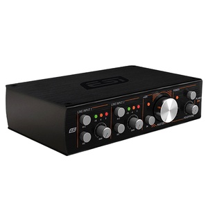 ESI Planet 22x Professional Network <strong>Audio</strong> <strong>Interface</strong> With 2 <strong>Inputs</strong> / 2 Outputs Studio Environment Bundled Software - Product Image 1