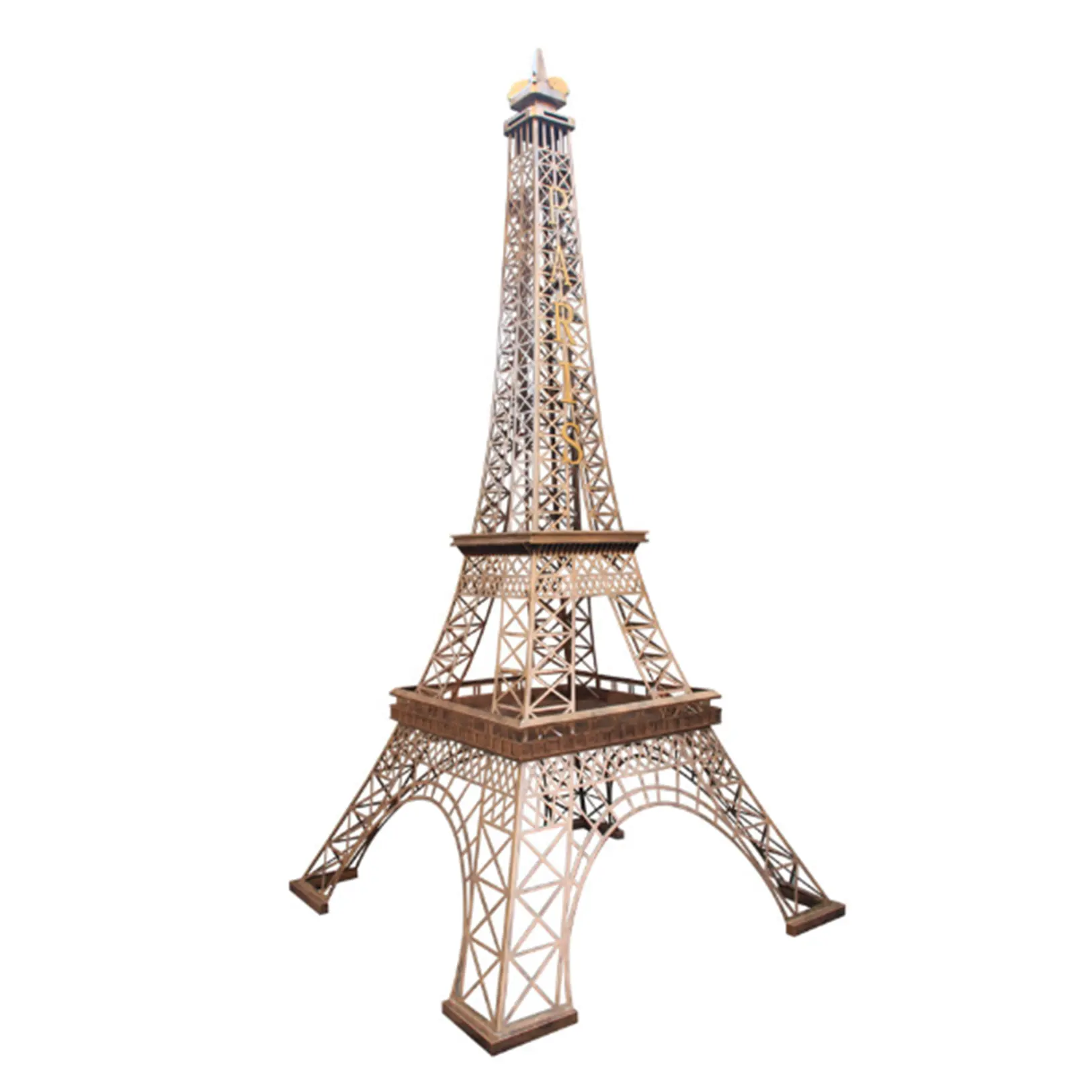 Escultura de Metal de la Torre Eiffel hecha a mano