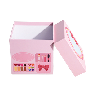 Có Thể Tái Chế Boite Cadeau Tùy Chỉnh In Lưu Niệm Kid Đồ Chơi Lưu Trữ Cứng Nhắc Tông Hộp Quà Tặng Với Nắp - Product Image 3