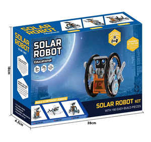 12 in 1 STEMソーラーロボットキット教育DIY組み立てソーラーパワーロボティクスビルディング科学実験セット子供のため - Product Image 6