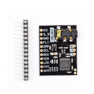 For <strong>Raspberry</strong> <strong>Pi</strong> PHAT Sound Card I2S IIC Interface Module PCM5102 Module <strong>Audio</strong> Board With Stereo Jack Beyond ES9023 PCM1794A DAC - Product Image 1
